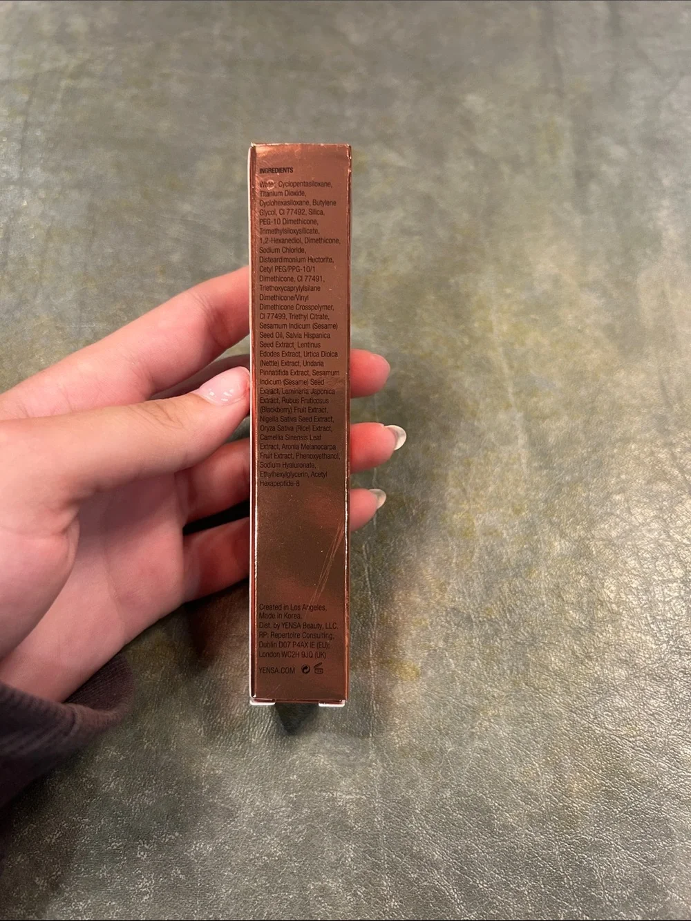 YENSA SKIN ON SKIN BB + CC FULL COVERAGE HYALURONIC SERUM CONCEALER